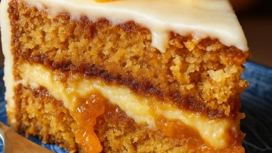 Orange Layer Cake with Creamy Frosting