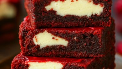 Red Velvet Cream Cheese Brownies