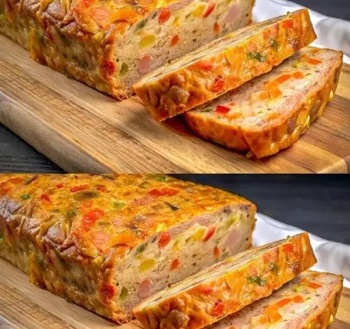 Savory Veggie & Ham Loaf
