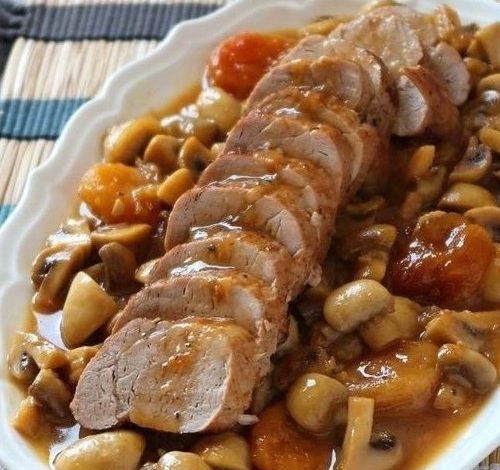Onion-Smothered Pork Belly
