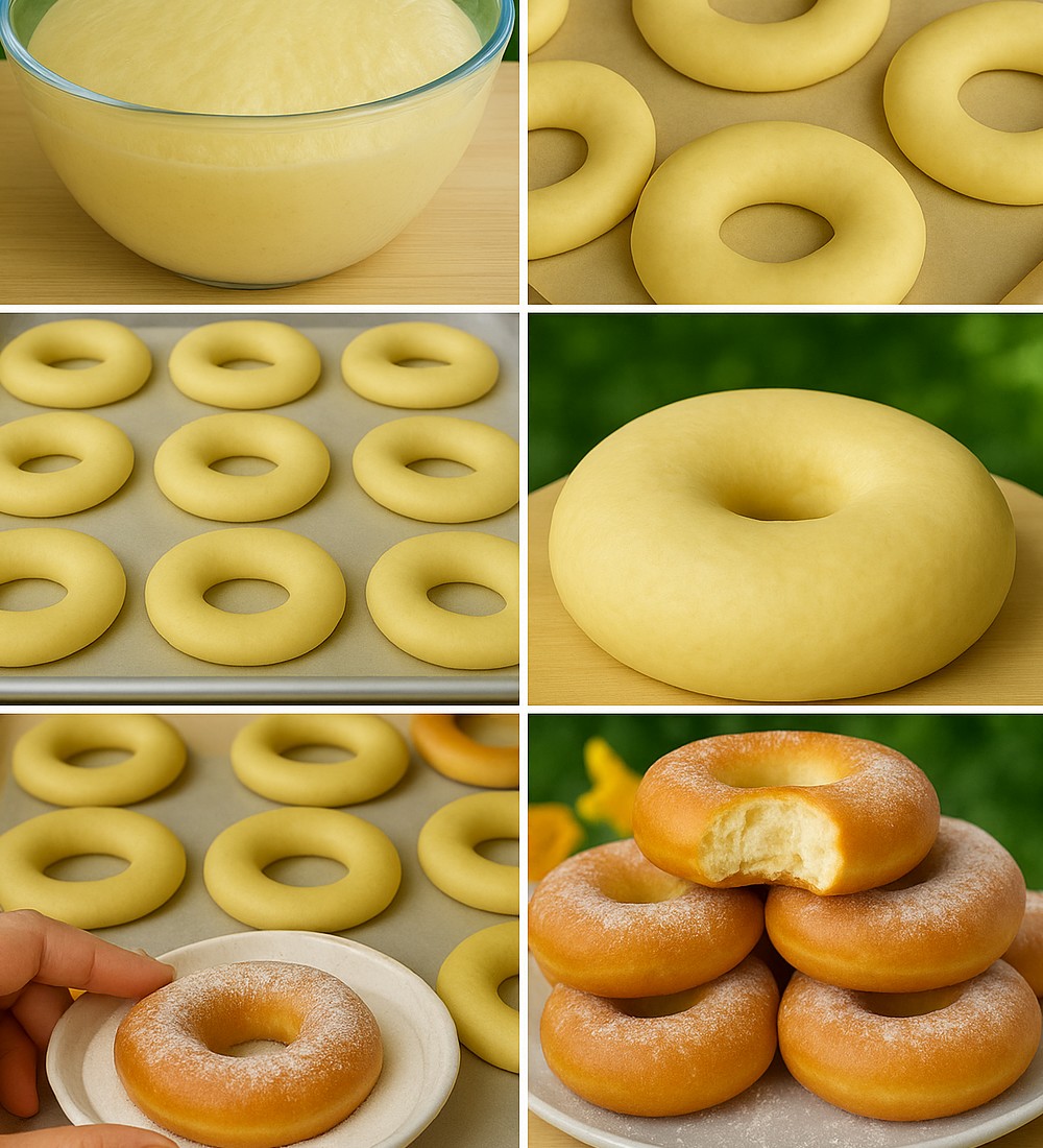 Fluffy Homemade Doughnuts