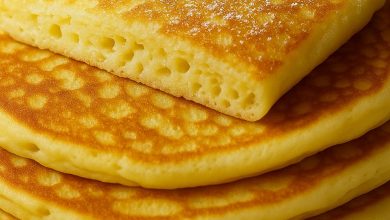 Fluffy Cottage Cheese Pancakes