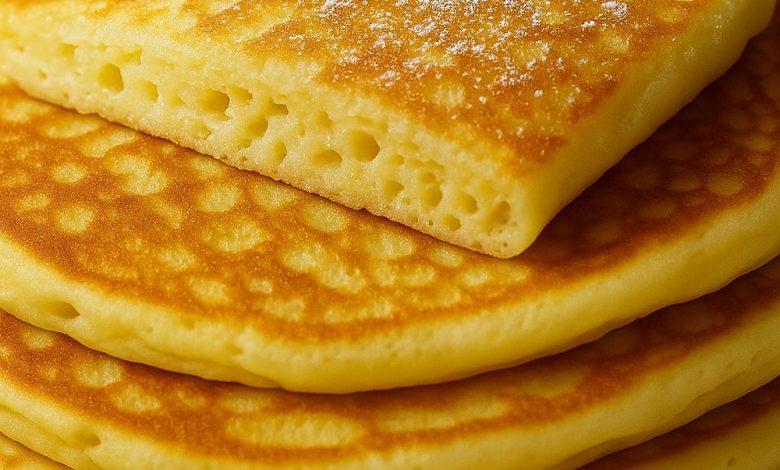 Fluffy Cottage Cheese Pancakes