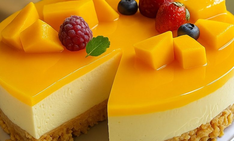 No-Bake Mango Pie