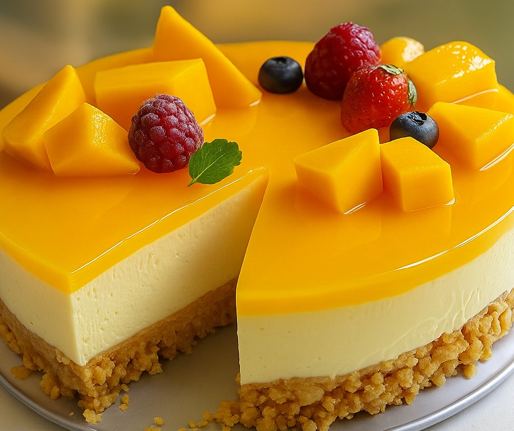 No-Bake Mango Pie