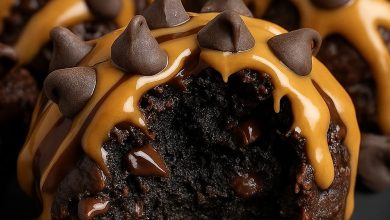 Chocolate Chip Cookie Dough Brownie Bombs