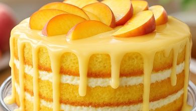 Peach Buttermilk Pound Cake