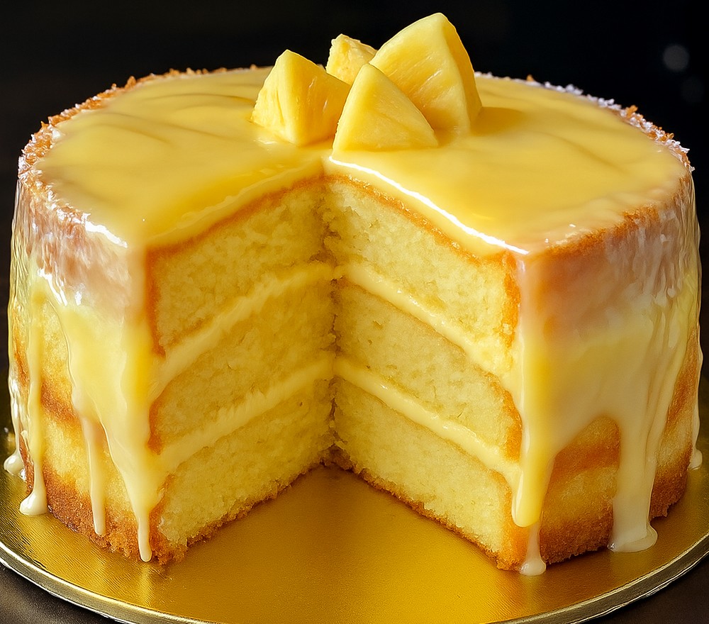 Pineapple Juice Cake