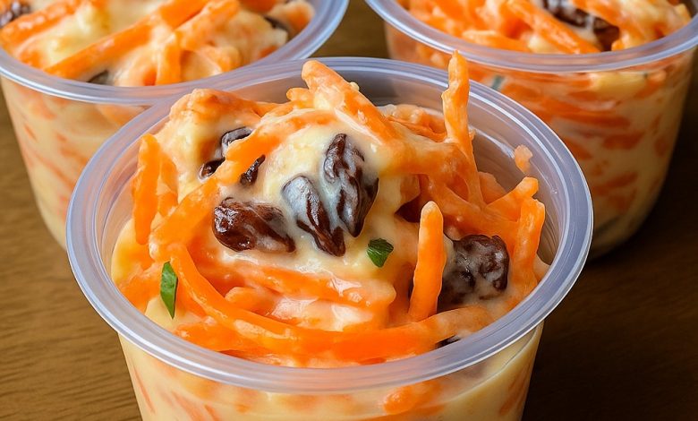 Carrot Salad with Pineapple & Walnuts