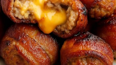 Cheddar-Stuffed BBQ Bacon Bombs