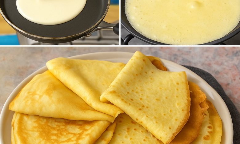Homemade Crepes Recipe