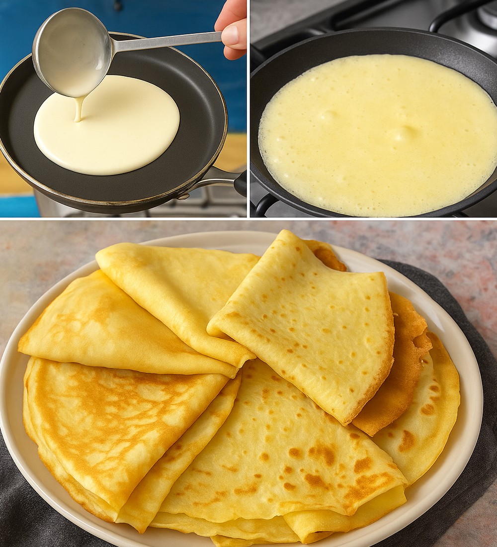 Homemade Crepes Recipe