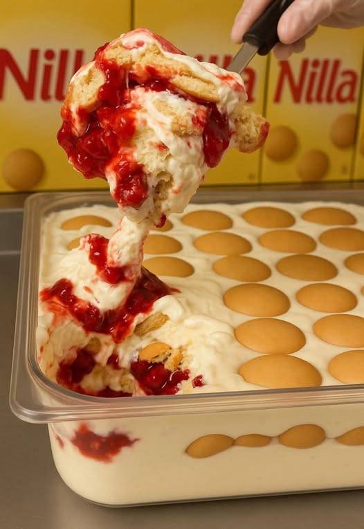 Strawberry Banana Pudding Dessert 