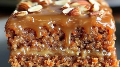 Walnut & Carrot Basbousa (Semolina Cake)