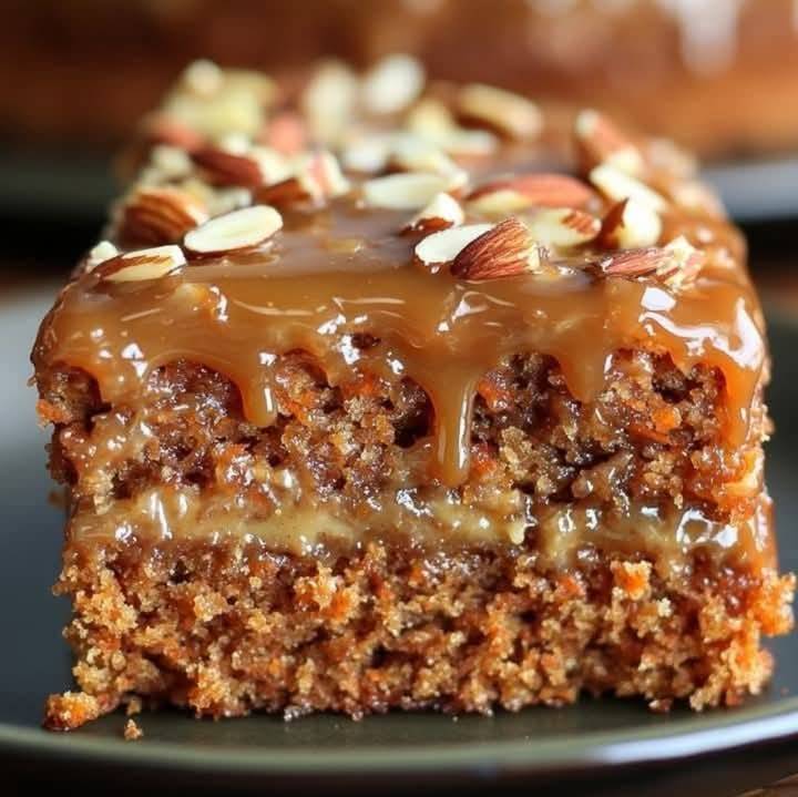 Walnut & Carrot Basbousa (Semolina Cake)