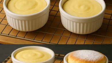 Lemon Soufflé (Fluffy, Light, and Melts in Your Mouth!)
