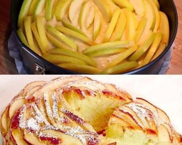 Blender Soft Apple Cake