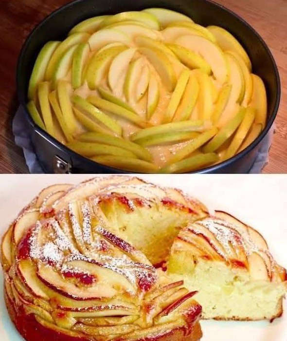 Blender Soft Apple Cake