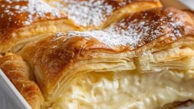 Creamy Custard Puff Pastry Delight