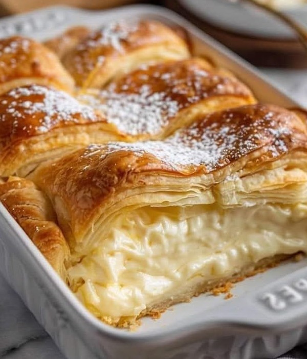 Creamy Custard Puff Pastry Delight