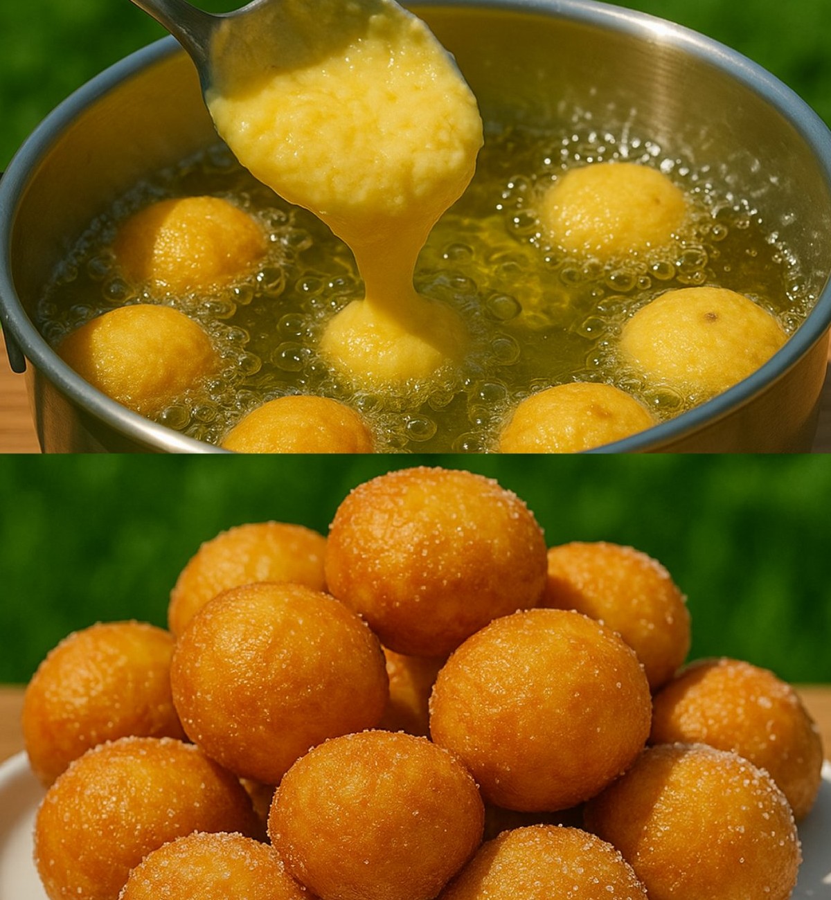 Mini Sugar Doughnuts