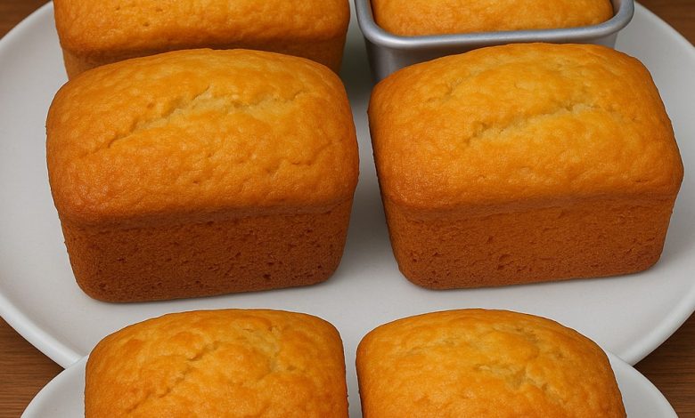 Golden Vanilla Mini Loaves
