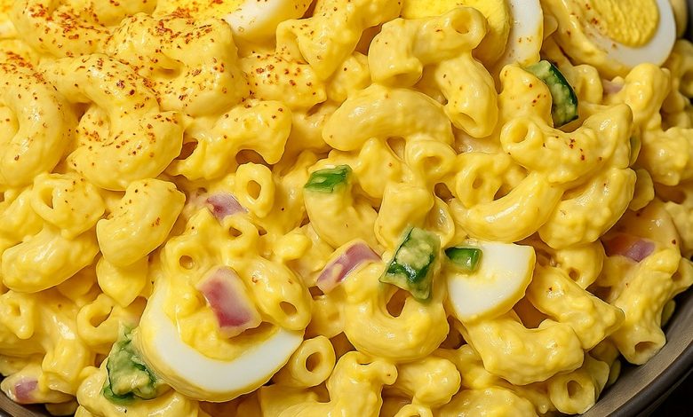 Deviled Egg Macaroni Salad