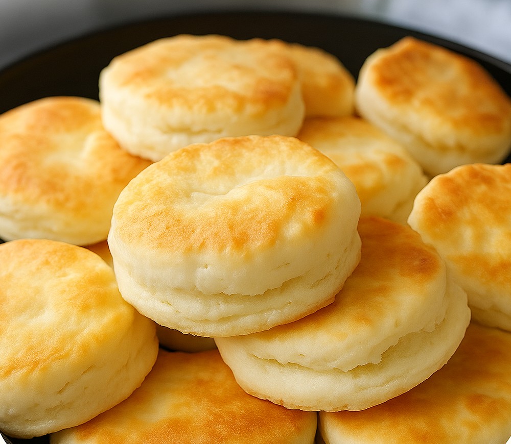 Melt-in-Your-Mouth 2-Ingredient Biscuits