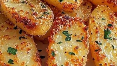 Crispy Parmesan Garlic Roasted Potatoes