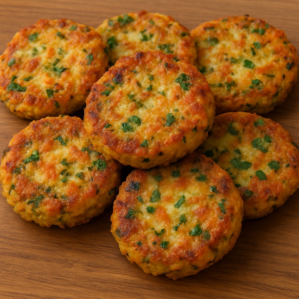 Cheesy Vegetable Fritters