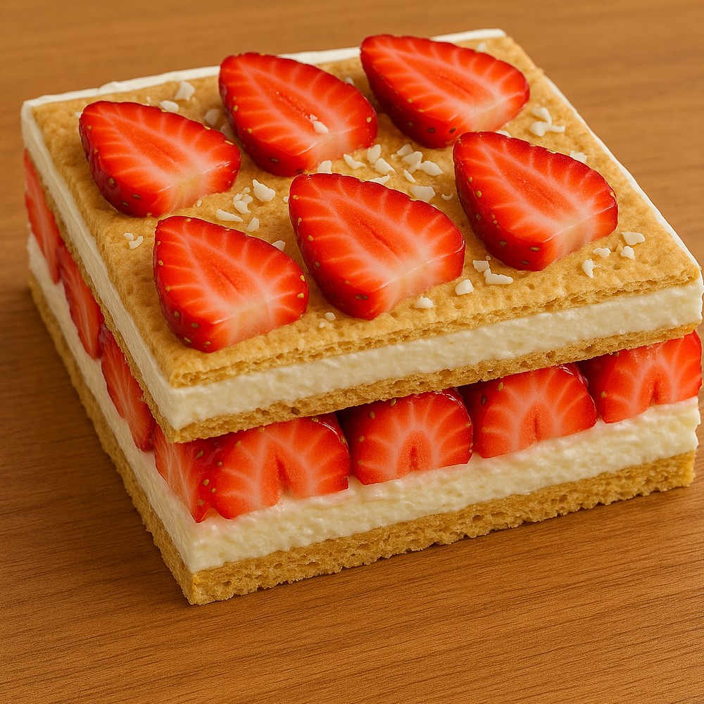 Strawberry Eclair Cake