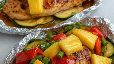 Teriyaki Chicken with Pineapple (Foil Packets)