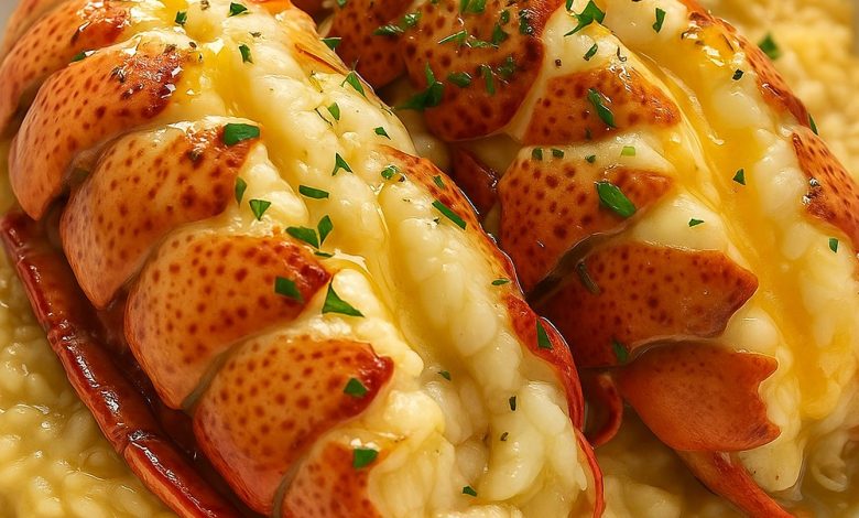 Garlic Butter Lobster and Scallops