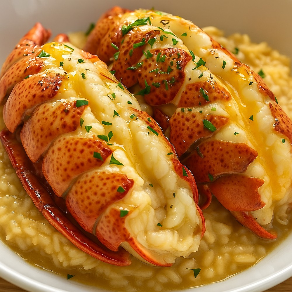 Garlic Butter Lobster and Scallops