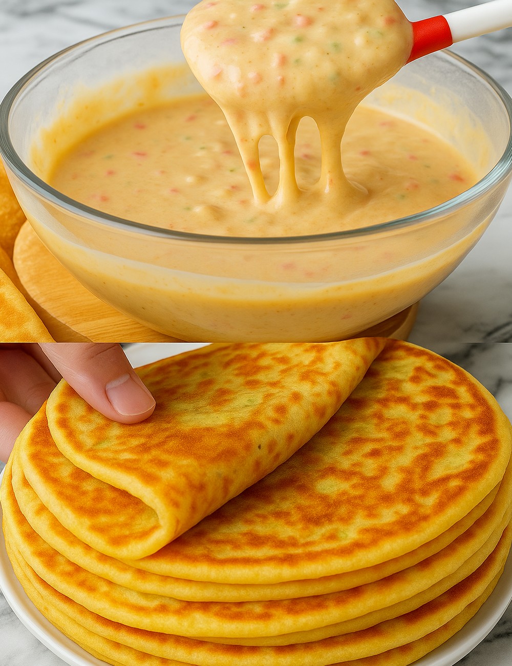 Fluffy Vegetable Savory Pancakes