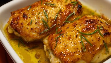 Garlic Herb Baked Chicken Thighs