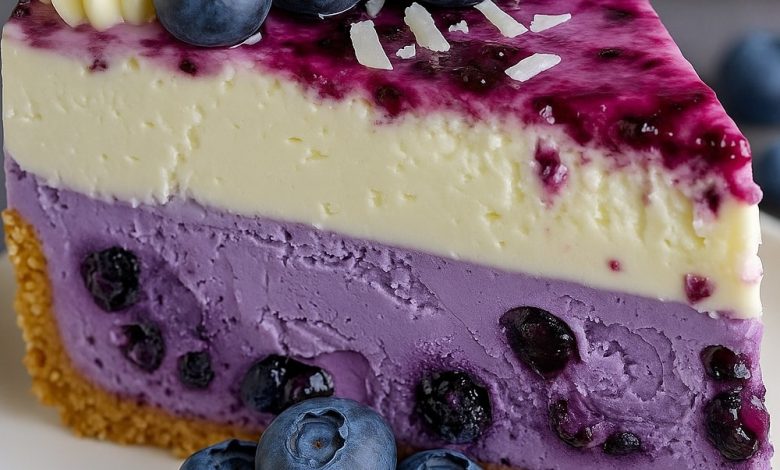 Blueberry Cream Cheese Cheesecake