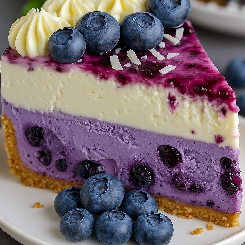 Blueberry Cream Cheese Cheesecake