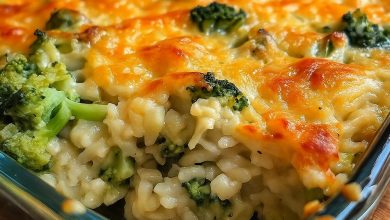 Cheesy Broccoli Rice Casserole