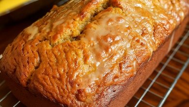 Jamaican Banana Bread (With Lime Glaze)