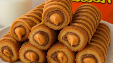 Peanut Butter Cup French Toast Rolls