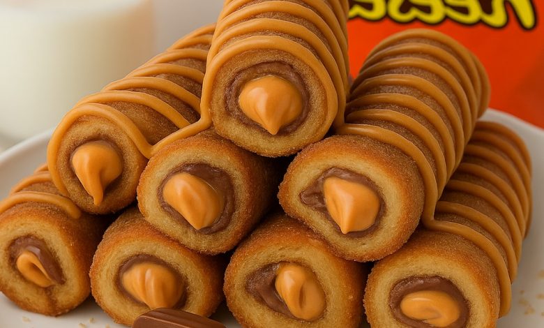 Peanut Butter Cup French Toast Rolls