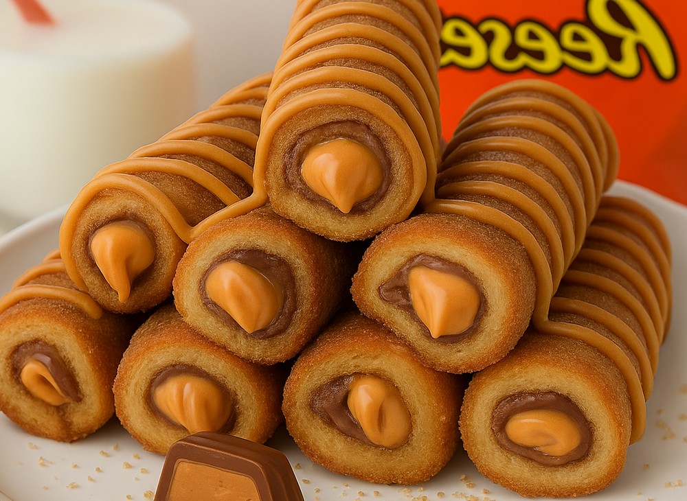 Peanut Butter Cup French Toast Rolls