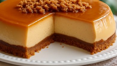 No-Bake María Cookie Flan