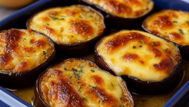 Baked Eggplants with Cheese