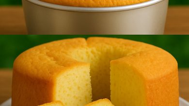 Soft & Fluffy Chiffon Cake
