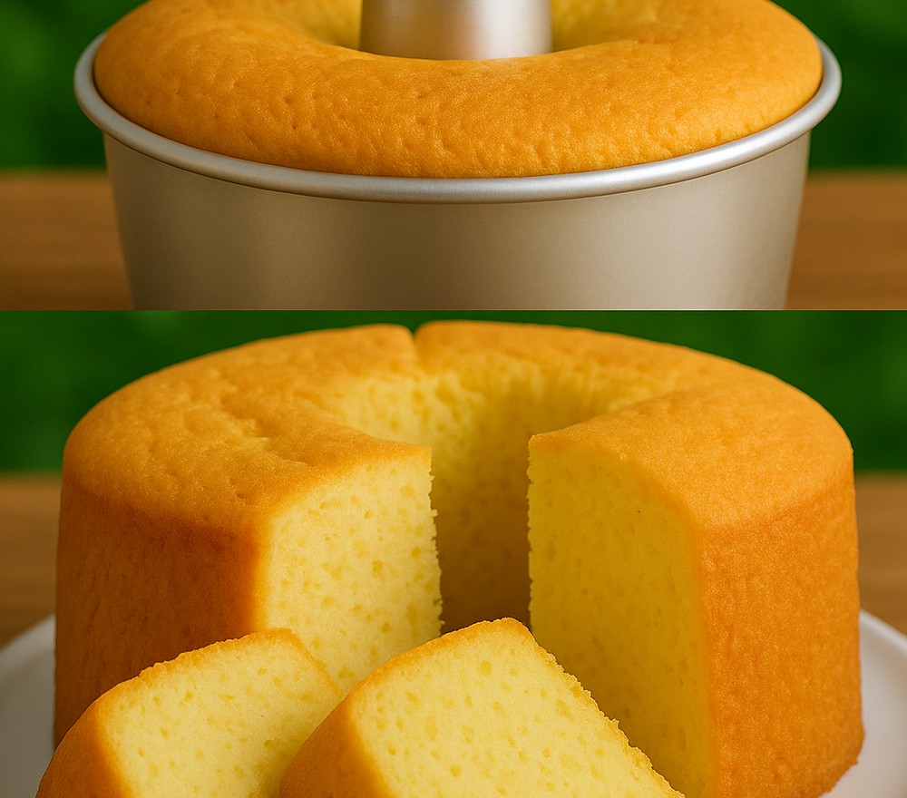 Soft & Fluffy Chiffon Cake