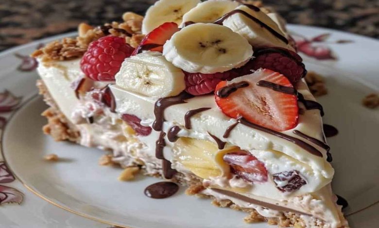 Banana Split Cheesecake Cake