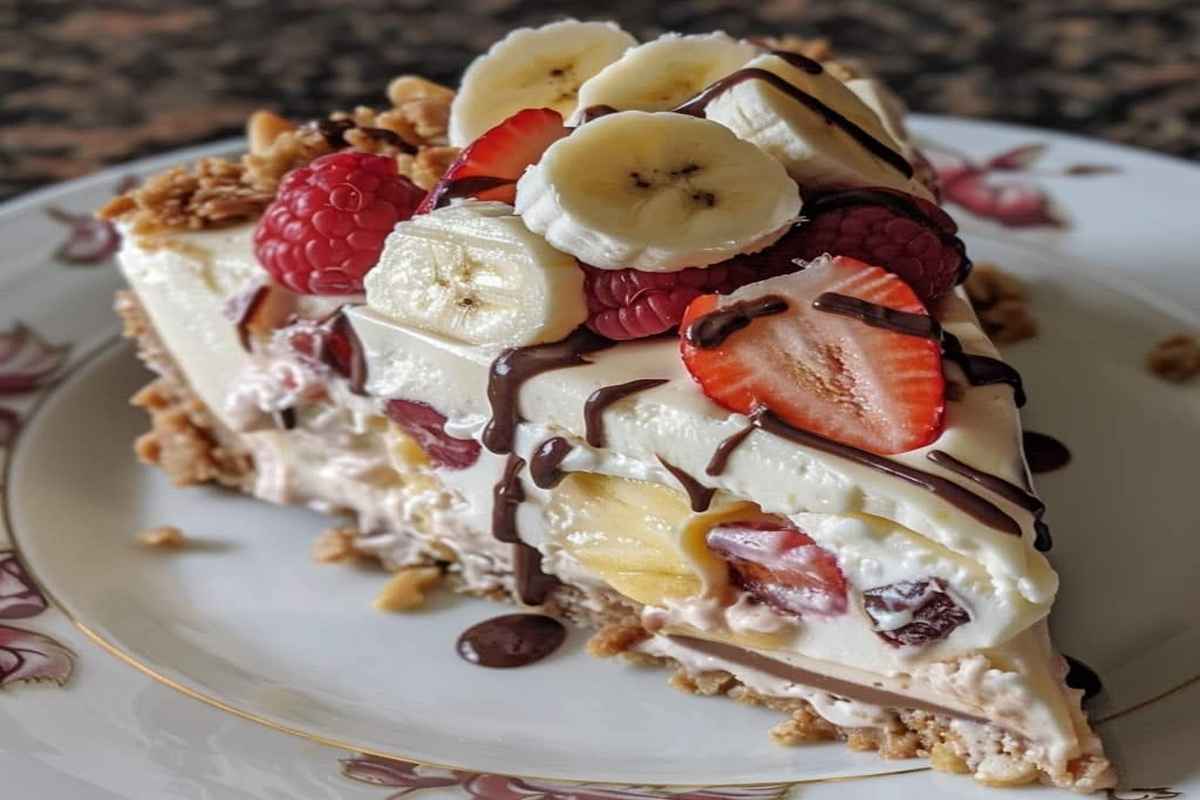Banana Split Cheesecake Cake 