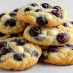 Best Blueberry Cookies with Fresh Berries